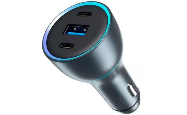 Proove Super Charge 130W Car Charger (2 Type-C + USB) Automatically Adjusts the Output Voltage